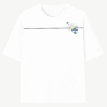 LOOSE FIT PRINTED WHITE TEE