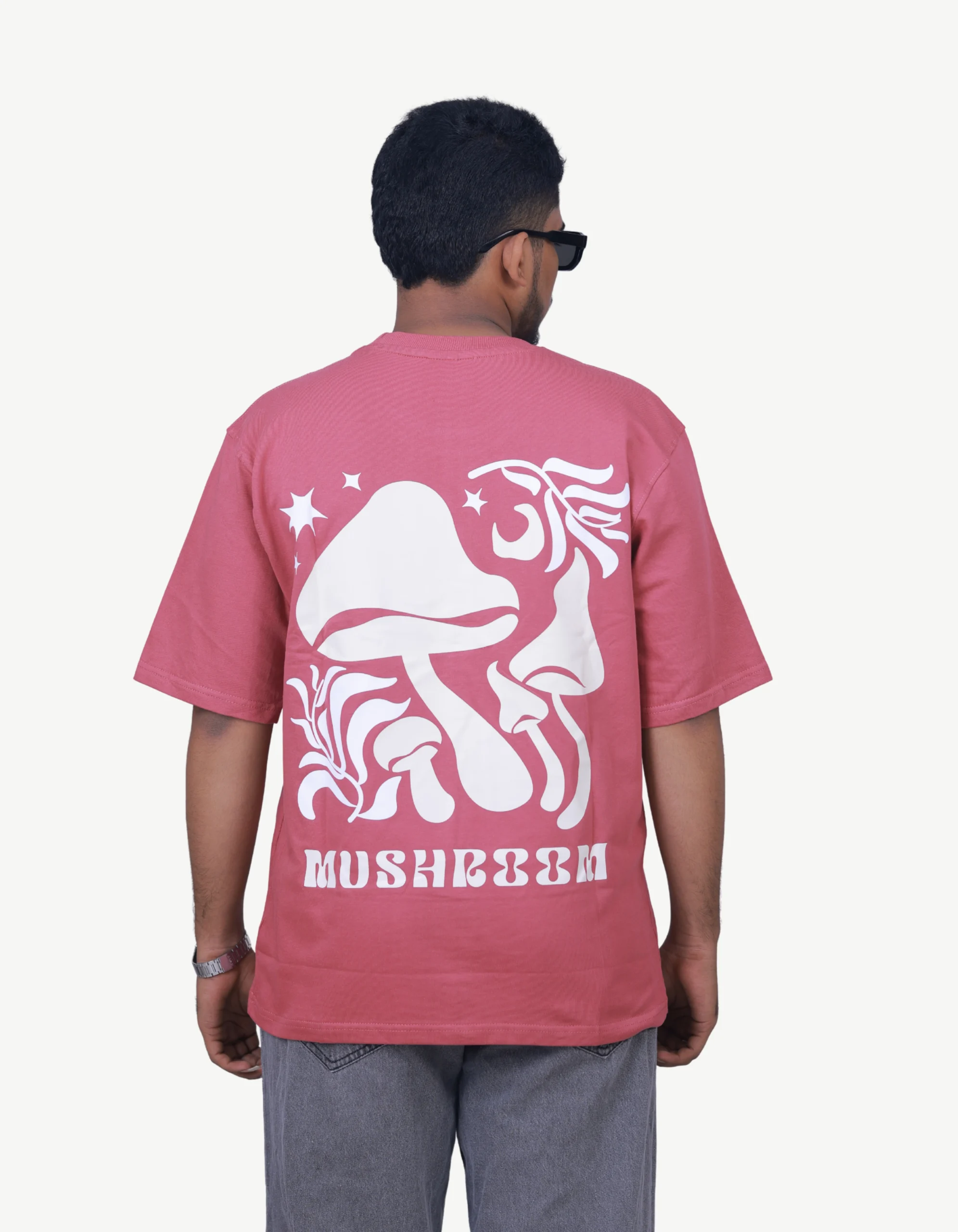 14 MUSHROOM LOOSE FIT PRINTED TEE